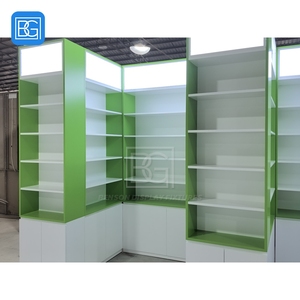 Conception de rayonnages modulaires en bois pour intérieur de magasin, présentoir de <span class=keywords><strong>pharmacie</strong></span> - Product Image 2
