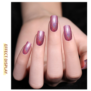 Esmalte de Uñas de Gel Holográfico con Brillo Diamante, Alta Pigmentación, Secado con Lámpara UV LED, Personalizable con Logotipo, Venta al Por Mayor - Product Image 6