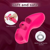 10 Vibrationen Mini Finger Vibrator für G-Punkt Klitoris-und Nippels timulation Heiz funktion Sexspielzeug für Erwachsene für Frauen und Paare