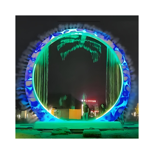 Fontaines d'eau dansantes de style moderne, rideau d'eau numérique avec lumière à motifs, fontaine pour parc, hôtel et décoration de jardin - Product Image 5