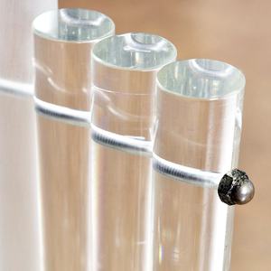 Luxe <span class=keywords><strong>Lucite</strong></span> <span class=keywords><strong>Table</strong></span> <span class=keywords><strong>Base</strong></span> para Display Racks Acessório elegante de mesa de café - Product Image 4