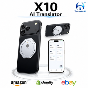 อุปกรณ์แปลภาษา X10 Ultra Slim AI รองรับ 146 ภาษา แป<span class=keywords><strong>ล</strong></span>เสียงแ<span class=keywords><strong>ล</strong></span>ะวิดีโอคอล  แป<span class=keywords><strong>ล</strong></span>ภาษาได้แม้ปิดหน้า<span class=keywords><strong>จ</strong></span>อ  สำหรับการเดินทางทั่วโลก - Product Image 1