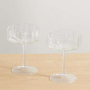 Hand-blown Flower Shaped Martini <b>Glass</b> Party Bar Creative Cocktail Wine <b>Glasses</b> - Product Image 3