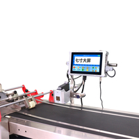 Machine de codage en ligne SIX Nozzle Tij Imprimante à jet d'encre continue Date de production Imprimante de code QR Imprimante de numéro de série