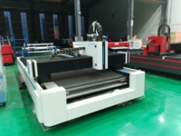Machine de découpe laser à fibre Rbqlty 3000W, table roulante, avec machine d'alimentation, machine de découpe de métal, certifiée CE