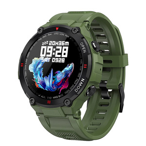 K22 IP67 Waterproof 3BAR Water Resistant Android Army Green Heart Rate Monitor Full Touch Screen Fashion Sport <strong>Smart</strong> <strong>Watch</strong> - Product Image 4