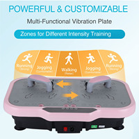 Plate-forme d'entraînement du corps entier ABS Machine minceur exercice Fitness vibrant plaque de Vibration à direction verticale