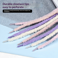 Lacets ronds Olian de qualité supérieure 10 mm, doux et tendance, remplacement moelleux pour baskets femme