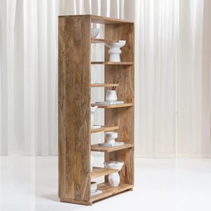 Premium Designer Wooden Bookshelf for <b>Office</b> and Library Solid Wood Multi <b>Shelf</b> Storage Unit for Home Study Room <b>Office</b> - Product Image 4