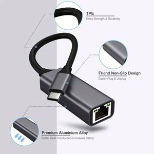 Adaptateur Ethernet USB 3.0 vers carte réseau Gigabit RJ45 100/1000 Mbps pour ordinateur de bureau, ordinateur portable, notebook et autres appareils - Product Image 6