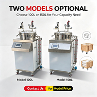 HN QDMECH 100L & 150L Optionele Voedselautoclaaf Sterilisator Hoge Druk Sterilisatie Apparatuur Verticale Autoclaaf Retort Machine