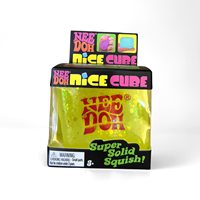 NEEDOHS Stock US Livraison Gratuite 3-7 Jours Mignon Cube Lumineux Squishy en TPE Jouets Sensoriels Anti-Stress à Presser Vente en Gros