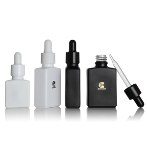 15ml 30ml vuông chai thủy tinh nhỏ giọt huyết thanh trên khuôn mặt bao bì mỹ phẩm chăm sóc da tinh dầu - Product Image 1