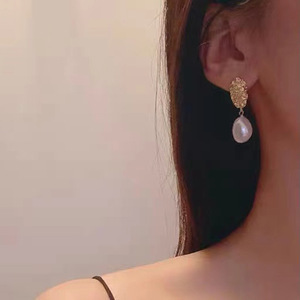 Pendientes de Plata de Ley S925 con Perlas DIY, Estilo Barroco, con Cuentas Redondas de 8-15 mm, Modelo 21335 - Product Image 4