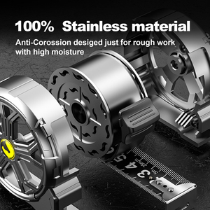 ตลับเมตรกันน้ำขนาด 25 ฟุต พร้อมสเกลแบบอิมพีเรียลสลักด้วยเลเซอร์ ทนทานต่อการสึกหรอ สำหรับงานช่างไม้และก่อสร้างในสหรัฐอเมริกา - Product Image 6