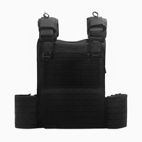 Gilet tactique des Forces spéciales extérieures pour passionnés militaires, noir multifonctionnel, service à dégagement rapide, CS Quick Response Equ