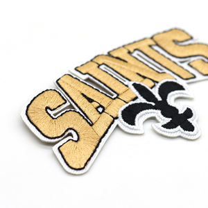 Parche Bordado Personalizado de los New Orleans Saints para Planchar, Parche de los Saints - Product Image 4