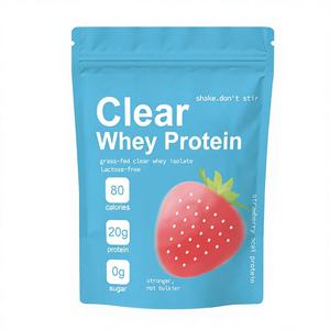 OEM クリアプロテインパウダー パケット 20g 女性男性用 ラクトースフリー グラスフェッド ホエイアイソレート グルテンフリー ゼロシュガー - Product Image 5