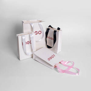 Wholesale Custom Printed Luxury Shopping Gift Paper <strong>Bag</strong> With Handle Paper <strong>Bag</strong> With Logo Print - Product Image 5