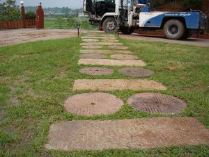 Vendita decorazione paesaggistica ornamenti da <span class=keywords><strong>giardino</strong></span> commercio pietra di granito <span class=keywords><strong>antico</strong></span> vecchio Millstone - Product Image 2