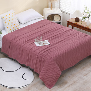 Manta de Muselina 100% Algodón Ecológica, Tejida de 6 Capas, Super Suave, Grande, para Bebé, Sábana, Dormitorio, Sofá - Product Image 6