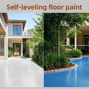 <span class=keywords><strong>Peinture</strong></span> liquide autolissante époxy colorée <span class=keywords><strong>pour</strong></span> sols en ciment, <span class=keywords><strong>carrelage</strong></span> marbre, <span class=keywords><strong>antidérapante</strong></span> et résistante à l'usure, application au pinceau - Product Image 3