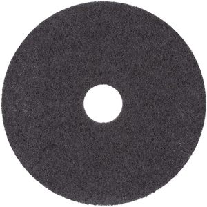 Boardwalk BWK4019HIP High Performance 19\" Stripping <b>Floor</b> Pads Grayish Black 5/Carton Commercial Cleaners - Product Image 2