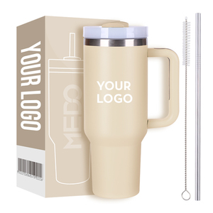 Gobelets isothermes personnalisés en acier inoxydable de 40 oz pour café, tasses thermiques sous vide, vente en gros à prix réduit - Product Image 1