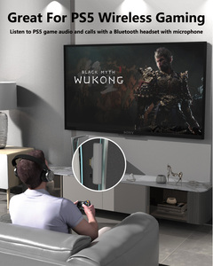 Adaptador Transmisor de Audio USB sin Controlador para PS5, PS4, Switch, <span class=keywords><strong>TV</strong></span>, Laptop, Auriculares Inalámbricos - Product Image 2