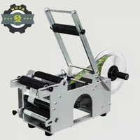 JIAHE--MT-50 étiquettes auto-adhésives de petites bouteilles rondes en verre, étiqueteuse de bureau semi-automatique avec codage