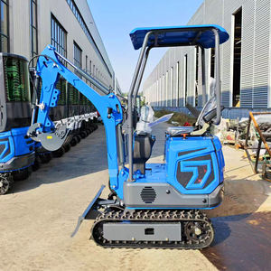 Hoogwaardige 1,2 ton kleine graafmachine voor thuis, boerderij, multifunctionele micro-graafmachine, landschapsarchitectuur, zero tail <span class=keywords><strong>swing</strong></span> rupsmini-graafmachine - Product Image 4