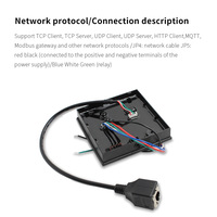 RFID sin contacto 125Khz ID 13,56 MHz IC TCP/IP HTTP Modbus MQTT Ethernet LAN RJ45 lector de tarjetas de red para sistema de Control de acceso