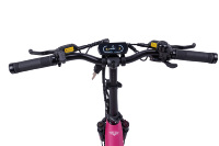Vélo électrique pliable de 20 pouces, alliage de magnésium, freins à disque hydrauliques, moteur 36/48V, 250/500/750W, 7 vitesses avec écran LCD