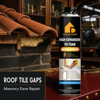 Mousse polyuréthane haute expansion FEIDU'S HOME pour le remplissage de joints, isolation, qualité professionnelle pour les installateurs, utilisation en construction