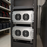Boîtier en aluminium à haut débit d'air - Panneau frontal à double grille de ventilation à 8 ailettes avec fentes de ventilation pour boîtiers électroniques