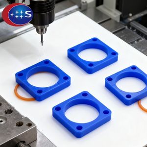 Tùy chỉnh <span class=keywords><strong>CNC</strong></span> gia công phay dịch vụ cho thép không gỉ rỗng Spacer nhựa và phần cứng gắn kết cơ sở - Product Image 2