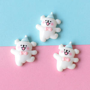 Diseño Popular corazón marrón perro adornos <span class=keywords><strong>para</strong></span> el cabello accesorios <span class=keywords><strong>para</strong></span> teléfono Flatback resina encantos <span class=keywords><strong>para</strong></span> Decoración - Product Image 3