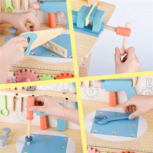 Banc d'atelier <span class=keywords><strong>en</strong></span> <span class=keywords><strong>bois</strong></span> avec ensemble d'outils, banc de travail <span class=keywords><strong>en</strong></span> <span class=keywords><strong>bois</strong></span>, <span class=keywords><strong>jouet</strong></span> de construction <span class=keywords><strong>en</strong></span> <span class=keywords><strong>bois</strong></span> - Product Image 4