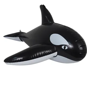 Outdoor Entertainment Shark Pool Float Inflatable Sea Animal Ride On Whale Ride Ons Commercial Pool Floats