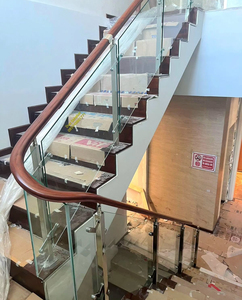 درابزين سلالم زجاجي حديث صديق للبيئة مقاوم للماء خفيف الوزن مقاوم للحشرات قابل للانحناء بالحرارة من مادة PVC بلون مخصص مع ضمان 3 سنوات - الأفضل مبيعًا - Product Image 6