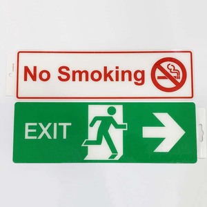 Tùy chỉnh chất lượng cao nhựa Polycarbonate với Bảo vệ UV không hút thuốc an toàn dấu hiệu cảnh báo ngoài trời - Product Image 2