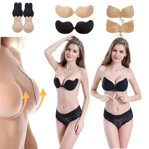 Eendelige Naadloze Buis Tops Vrouwen Strapless Backless Siliconen Onzichtbare Push-Up Bh In Groothandel Onzichtbare Lift-Up Bh I