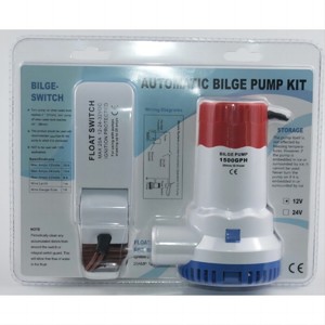 Pompe de cale manuelle électrique à batterie DC, auto-amorçante, submersible, en plastique technique pour usage marin - Product Image 5