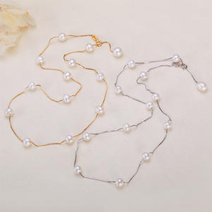 Collar de Perlas de Agua Dulce de Alta Gama, Versátil, para Primavera/Verano 2025, con Cadena de Clavícula Estilo Cielo Estrellado para Mujer - Product Image 2