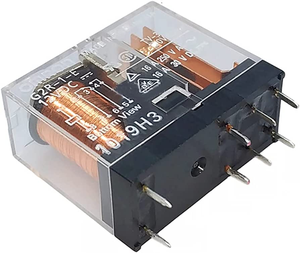 Relais de puissance G2R-1-E-5VDC à montage sur circuit imprimé, 1 contact de type C, bobine 5V DC, 16A 250VAC 30VDC, contact SPST-NO, type scellé pour contrôle industriel - Product Image 1