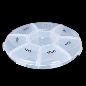 Customized Logo Clear PP Child-Resistant Multicolor Medicine Pill Organizer Travel Portable Weekly 7-Day Vitamin - Product Image 4