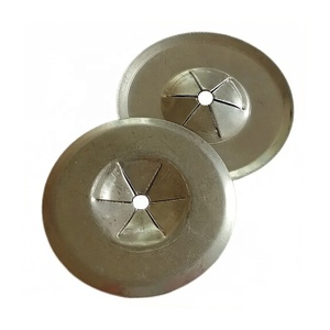 Clips de Velocidad Redondos de Acero Inoxidable de 1-1/2 Pulgadas, Arandelas Metálicas para Fijar Aislamiento de Lana de Roca - Product Image 1