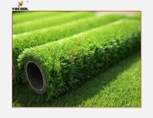 Multi-fungsi rumput buatan hitam/abu-abu rumput sintetis rumput hijau keset gym keset dengan cetak logo