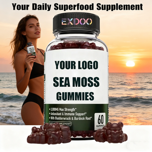Hot Sale Halal Sea <strong>Moss</strong> Gummies Vitamin <strong>C</strong> Sea Black Seed Oil Ginger Supplements Improve Immunity for Adults - Product Image 6