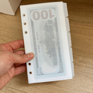 <span class=keywords><strong>Copertina</strong></span> per <span class=keywords><strong>Quaderno</strong></span>/Agenda A6 in PP Trasparente Bianco con 80 <span class=keywords><strong>Fogli</strong></span> a <span class=keywords><strong>Fogli</strong></span> Mobili per Organizzazione e Pianificazione Creativa del Budget - Product Image 6